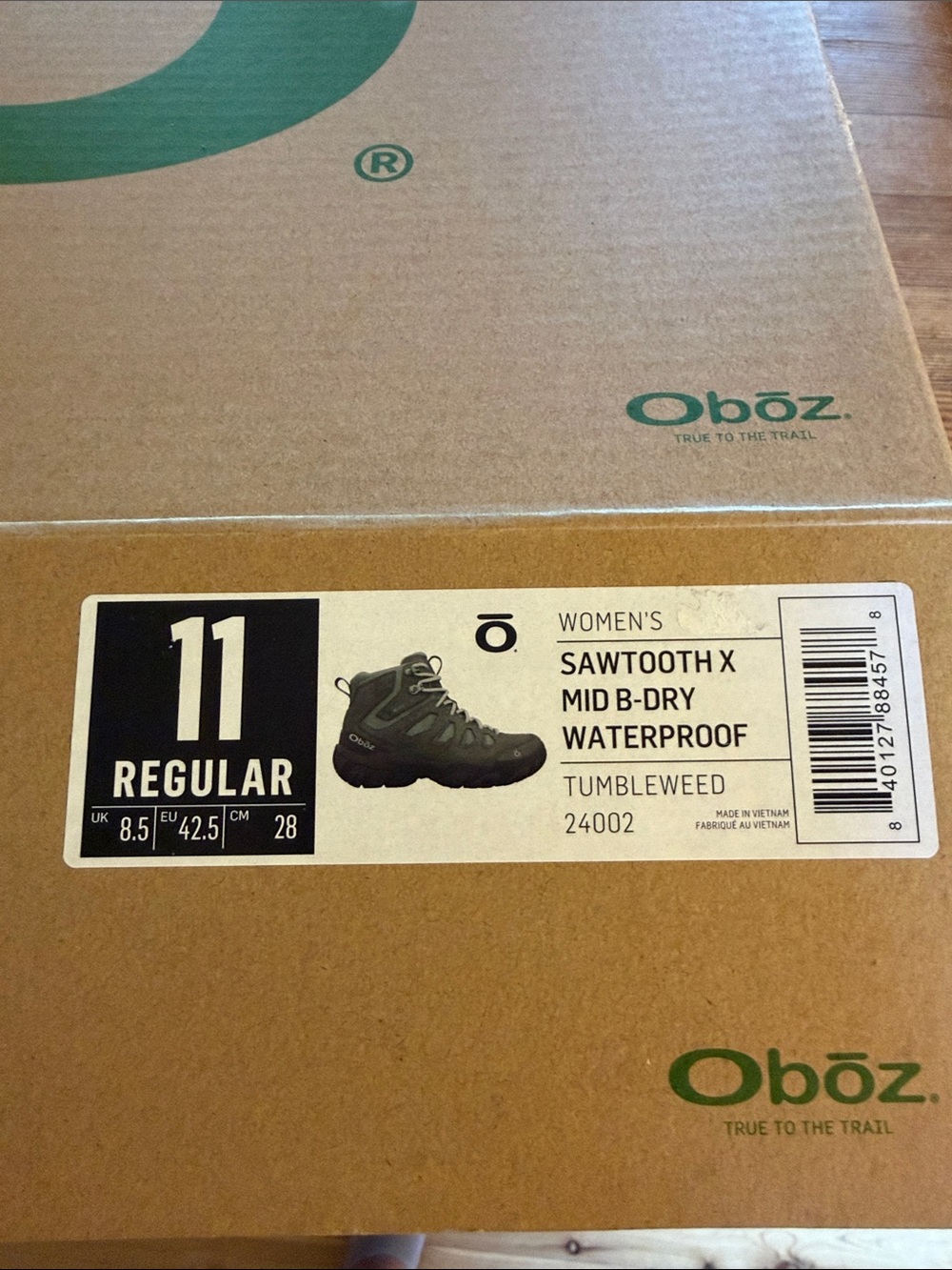 Oboz Women's Lace-Up Hiking Boots in Gray NWT size 11 - Picture 5 of 5